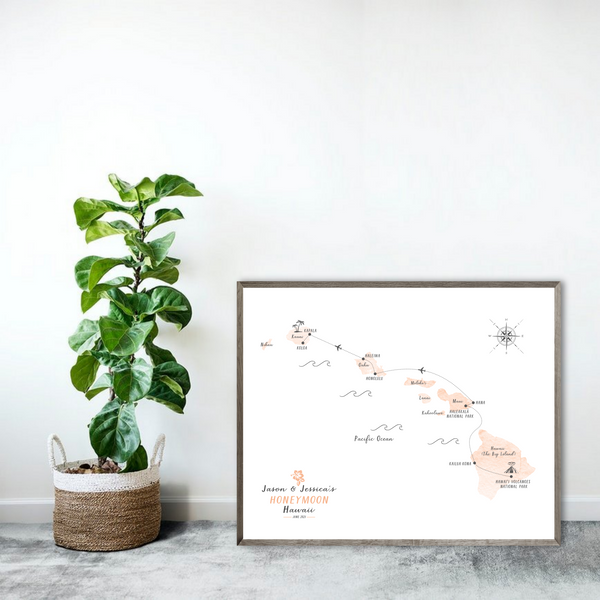 Personalized Travel Map | USA Adventure Travel Map | Road Trip Map