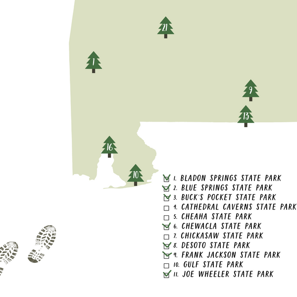 alabama state parks map-alabama state parks checklist