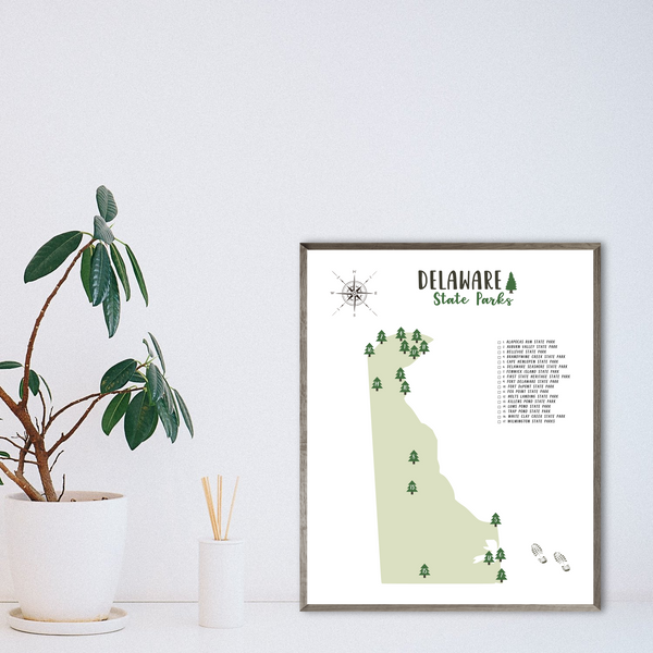 delaware state parks map-gift for traveler