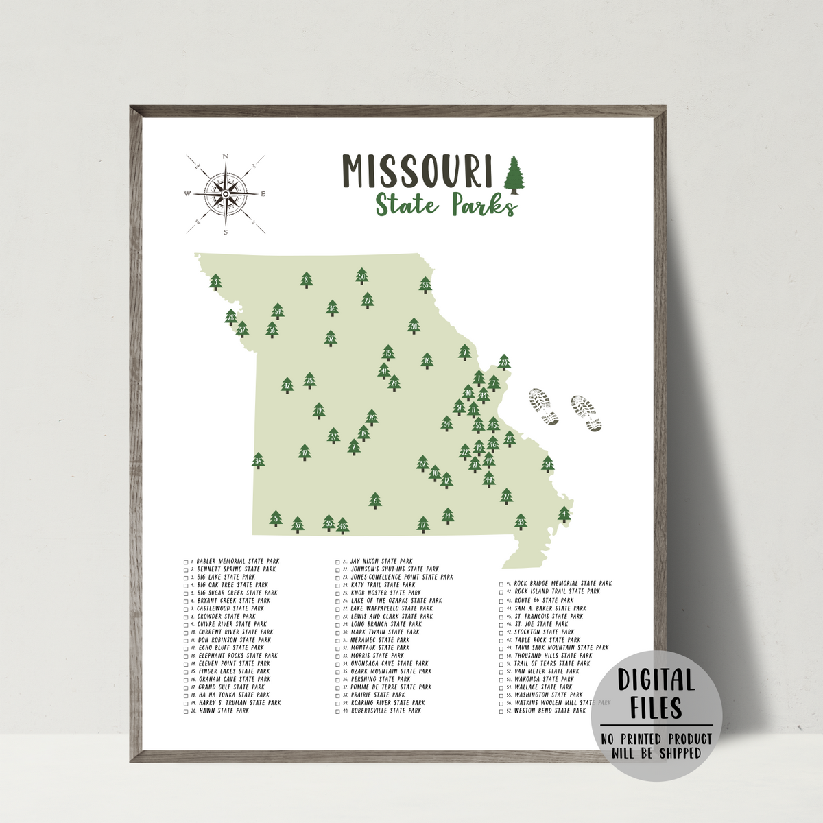 Missouri State Parks Map | Missouri Map | Gift For Traveler – Nomadic Spices missouri-state-parks-map-missouri-map-gift-for-traveler-nomadic-spices