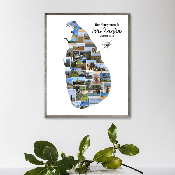 custom photo collage-personalized collage-map collage