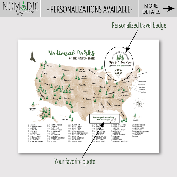 nomadic spices-personalizations