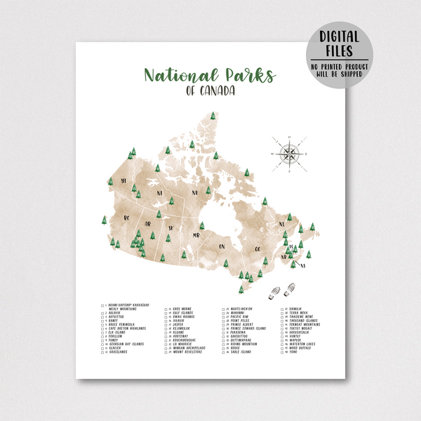 canada national parks map-canada national parks bucket list