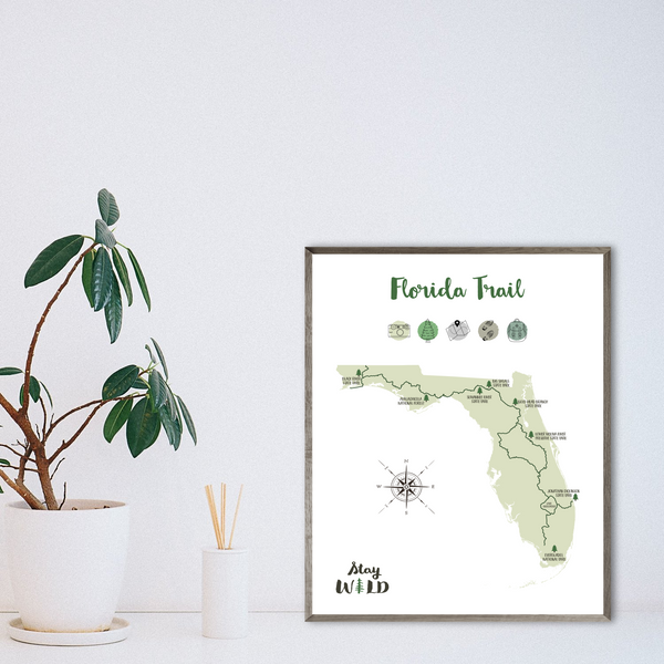 florida national scenic trail map-florida hiking trail map