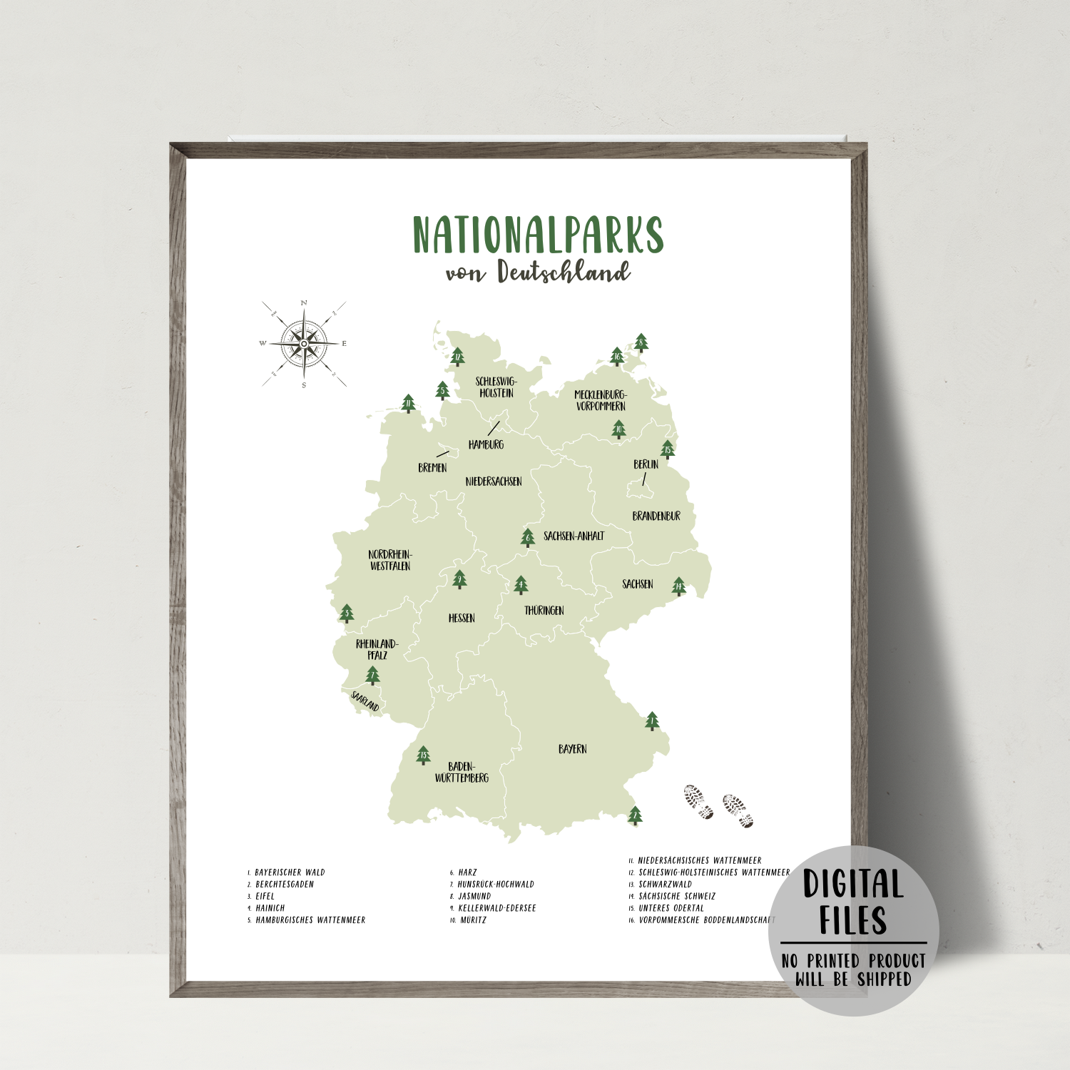 germany national parks map-deutschland nationalparks karte