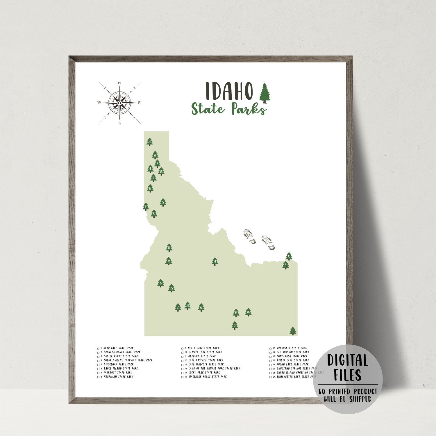 idaho state parks map