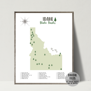 idaho state parks map