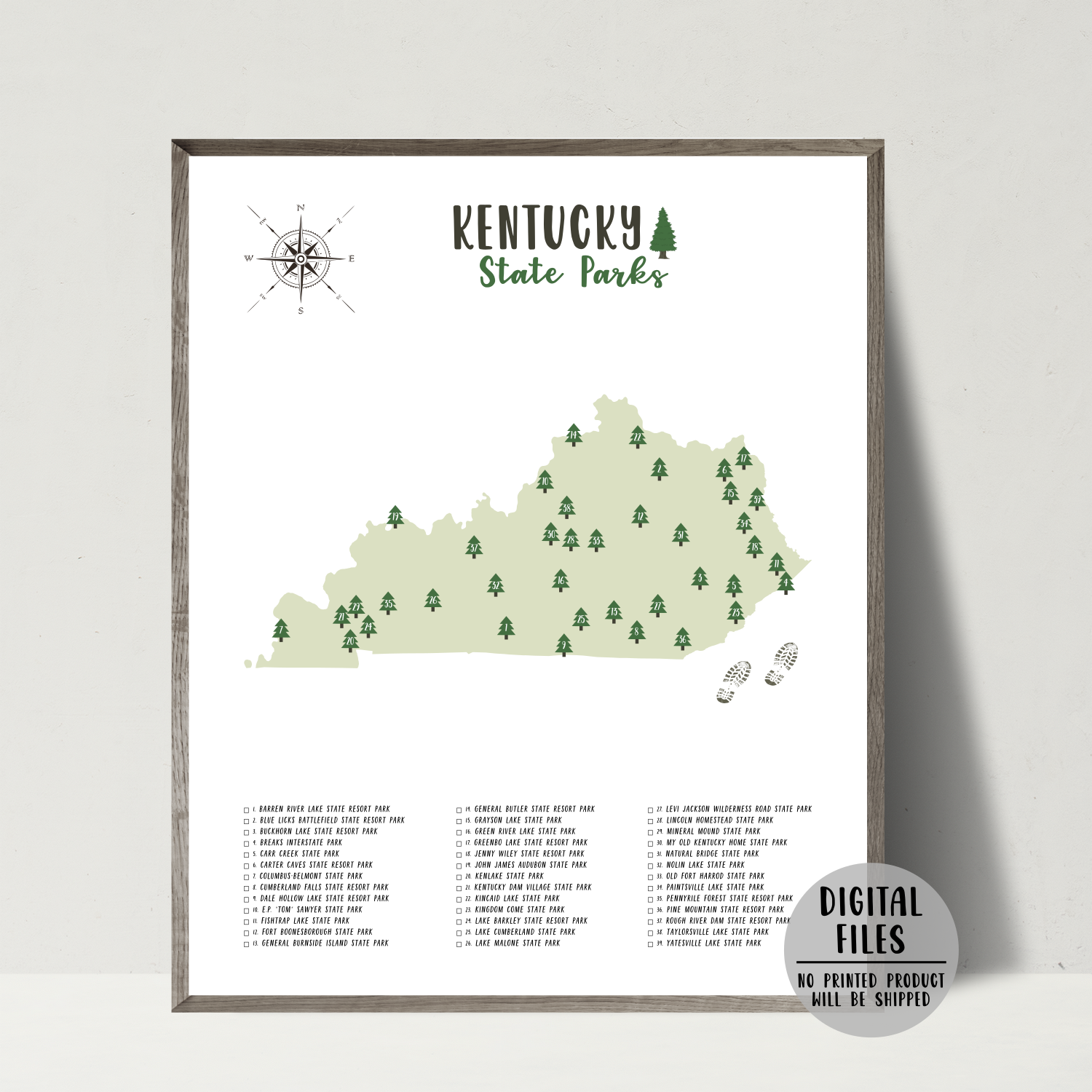 kentucky state parks map