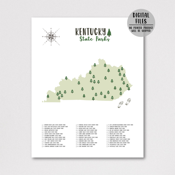 kentucky state parks map print-figt for hiker