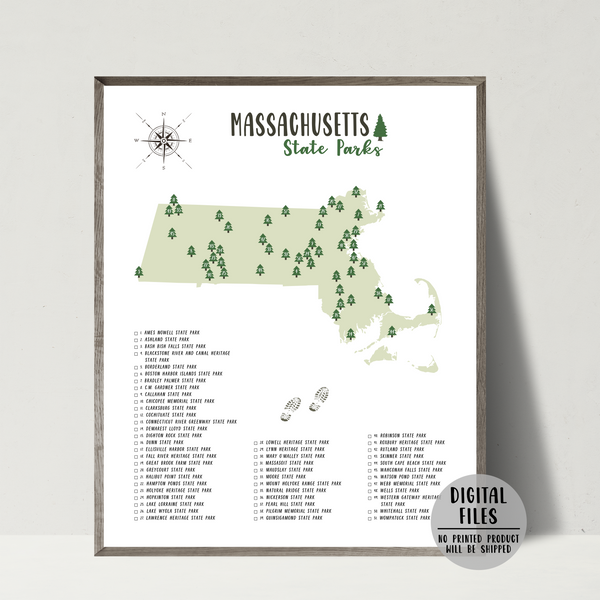 massachusetts state parks map-checklist