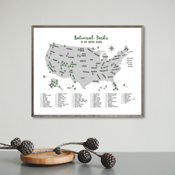 National Parks Of United States-All Parks Included-travel gift ideas
