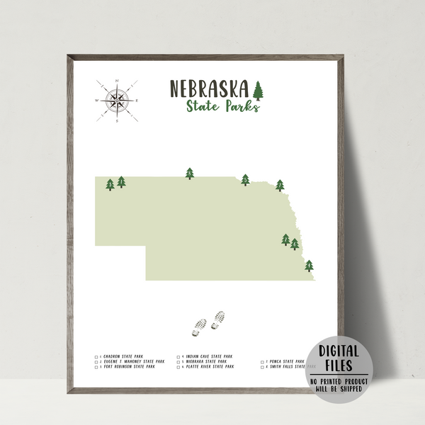 nebraska state parks map