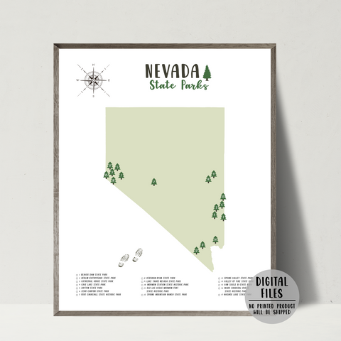 nevada state parks map-nevada state parks checklist