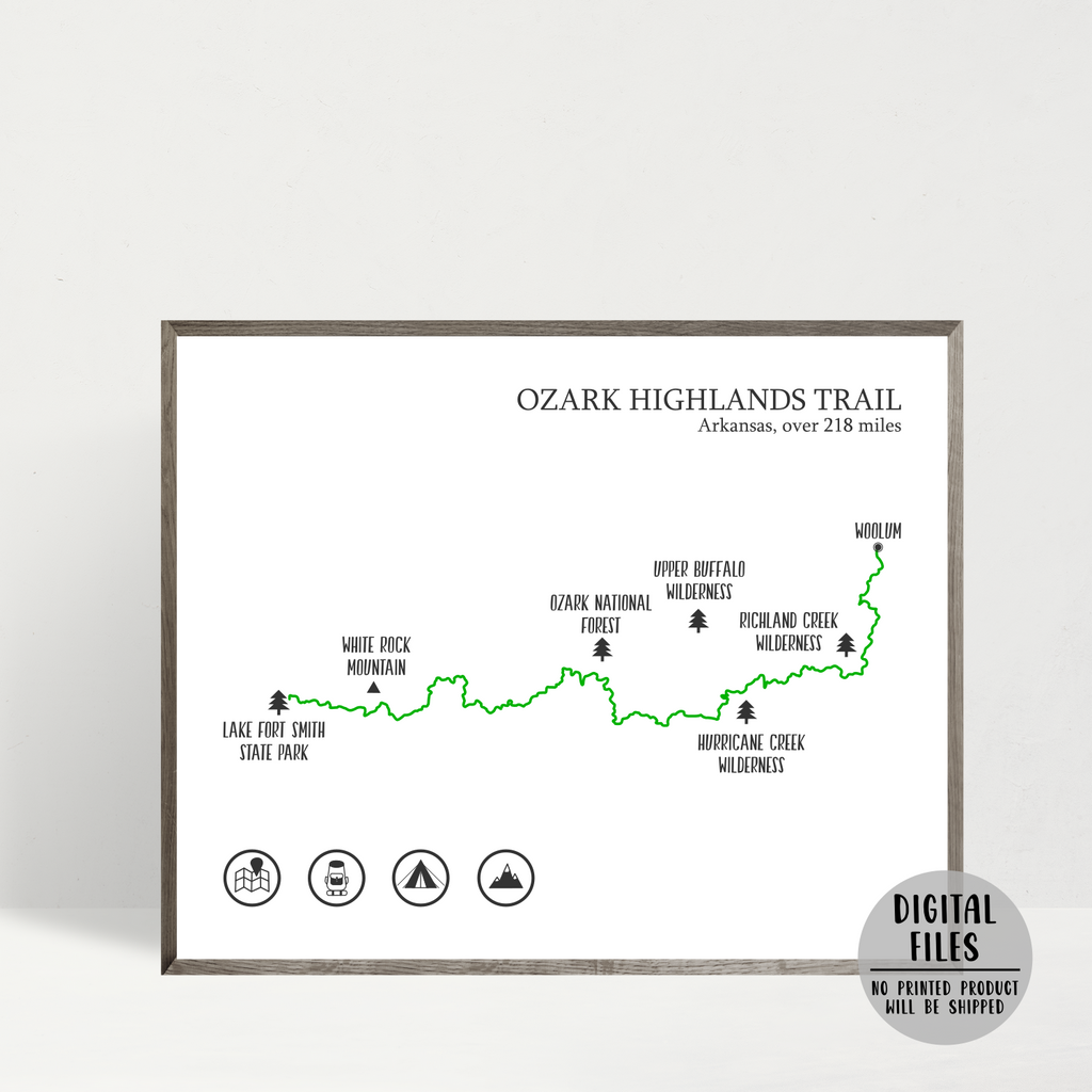 Ozark highlands trail sections on sale