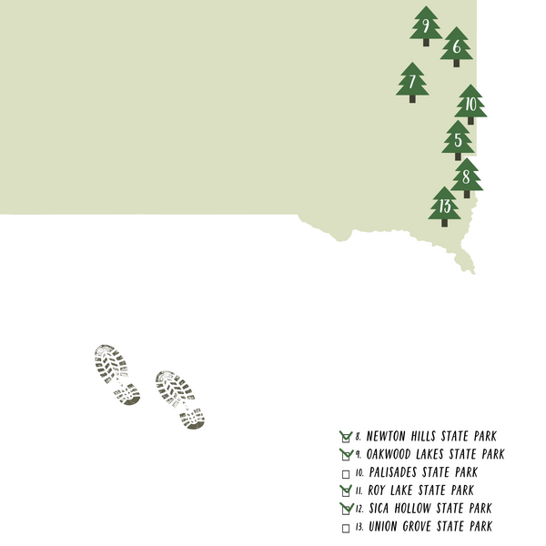 south dakota state parks map-south dakota state parks checklist