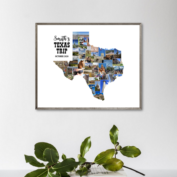 state photo collage-texas photo collage-travel collage