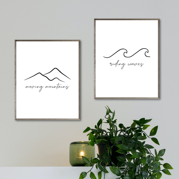minimalist print-adventure print-inspirational quote print
